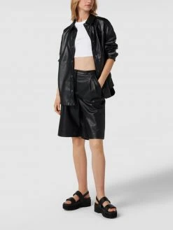 REVIEW Crop Top Mit Label-Stitching - Weiß