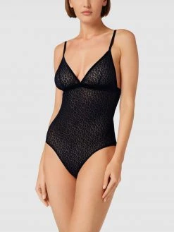 HUGO Body Mit Semitransparentem Obermaterial Modell 'FLOCK' - Schwarz