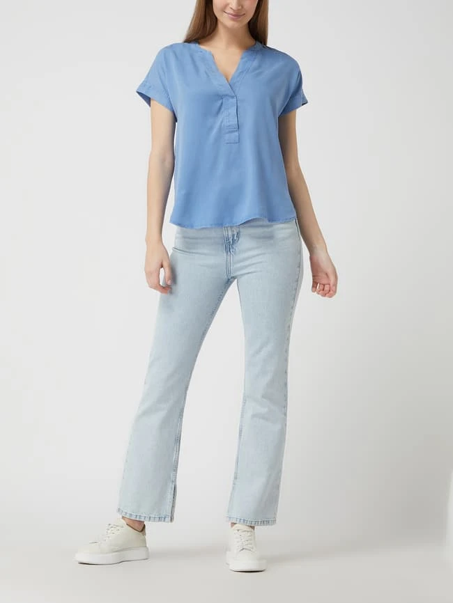 Esprit Blusenshirt Aus Lyocell - Rauchblau 1 Esprit Blusenshirt Aus Lyocell - Rauchblau