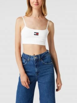 Tommy Jeans Crop Top Mit Label-Patch Modell 'CROP RIB BADGE' - Weiß 8 Tommy Jeans Crop Top Mit Label-Patch Modell 'CROP RIB BADGE' - Weiß -Kendall & Kylie Shop 915jecae998k6hi89op3iji59p754chm9cp30jqhah1j0iqk6p946i9m84rkqh1g8t6jicpl8gqksk1k8h3j0c3360q36ob369h38p9k6kq6ce1m6oq30d1g6opjipb468o3cdg