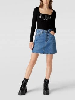 Guess Body Mit Label-Print Modell 'HEVELINA' - Schwarz