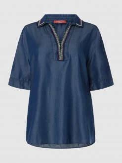Marina Rinaldi PLUS SIZE Blusenshirt Aus Lyocell - Blau