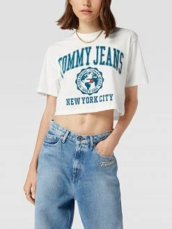 Tommy Jeans Cropped T-Shirt Mit Label-Print Modell 'SUPER CROP COLLEGE' - Weiß -Kendall & Kylie Shop 94rj6d2d6p14ok226oq50k2e7155ahi775536iak656jcli46194iihk9t156dik898ksc2k717l2c2c6t3m4o9p68qm4opo6orj4p1k74sjge9j61j3iob4coo66db4c8o3ce0