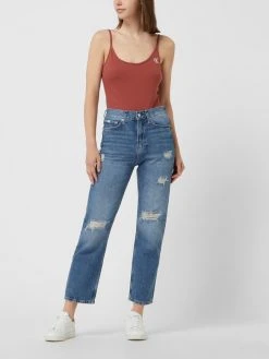Calvin Klein Jeans Body Mit Logo-Print - Terrakotta