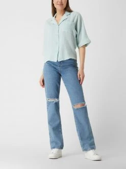 Only Hemdbluse Mit Strukturmuster - Schilf