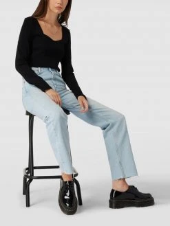 Marc O'Polo Denim Body In Ripp-Optik - Schwarz