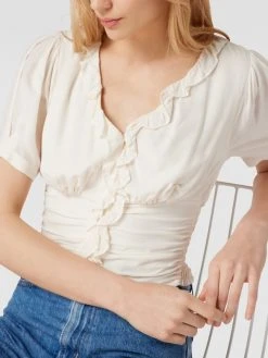 Guess Bluse Mit Rüschen-Details - Offwhite -Kendall & Kylie Shop 99a56gaiacpjeki6apa4echl9d9l8h1o94oj2h1ha8q3ihic8t6jijii8593ika88l954j9ha5454ja8713jap3660p34d9mcosjce9kcopj6eb4cos3icr26lhmadb660pjado