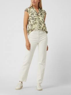 BETTY & CO WHITE Blusenshirt Mit Allover-Muster - Khaki