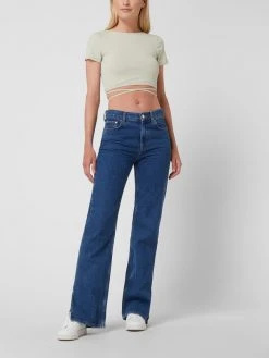 EDITED Crop Shirt Mit Schnürung Modell 'River' - Bottle