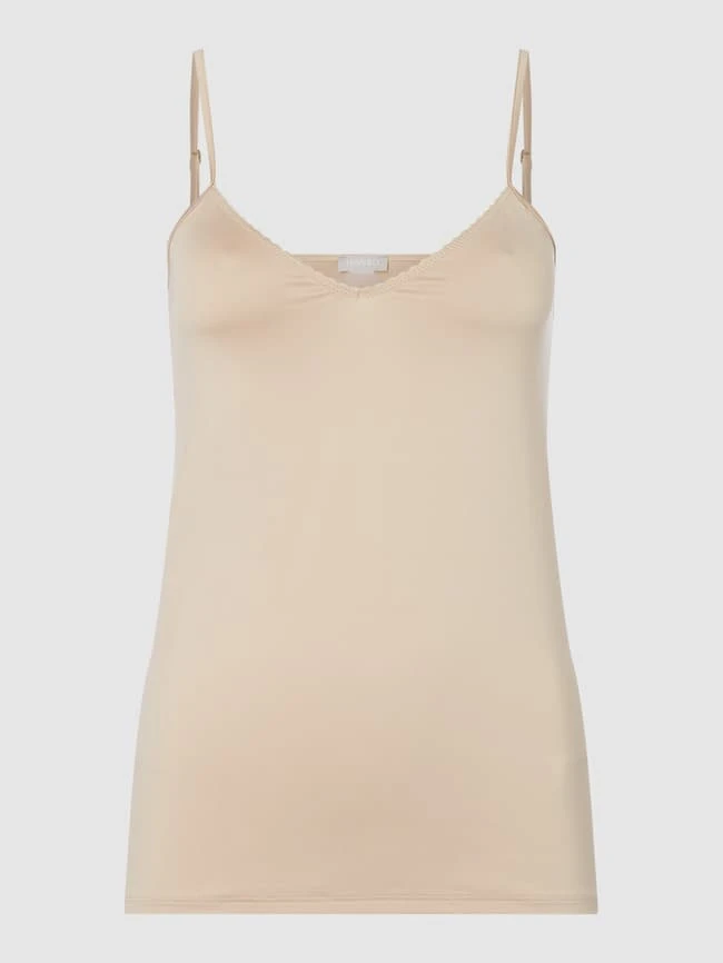 Hanro Top Aus Satin - Beige 2 Hanro Top Aus Satin - Beige – Bild 2