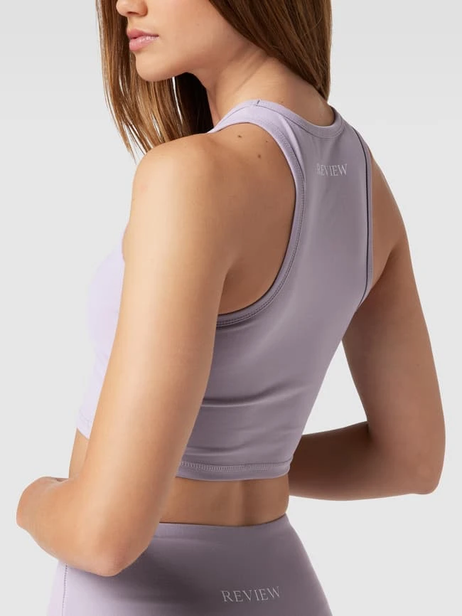 REVIEW Crop Top Mit Racerback - Purple 3 REVIEW Crop Top Mit Racerback - Purple – Bild 3