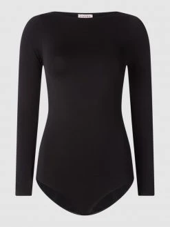 Falke Body Mit Baumwoll-Anteil - Schwarz