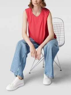 Mango Blusentop In Wickel-Optik - Fuchsia