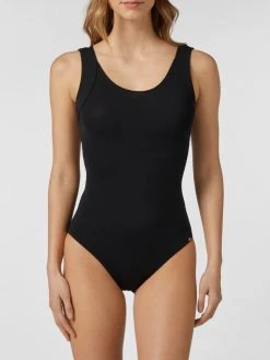 Skiny Body Mit Zierstegen - Schwarz