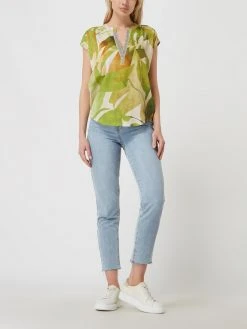 Emily Van Den Bergh Blusenshirt Mit Allover-Muster - Grün