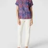 Christian Berg Woman Bluse Mit Paisley-Muster - Lachs