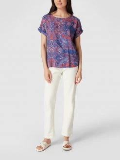 Christian Berg Woman Bluse Mit Paisley-Muster - Lachs