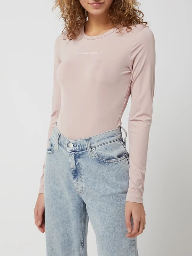 Calvin Klein Jeans Body Mit Stretch-Anteil - Hellrosa 4 Calvin Klein Jeans Body Mit Stretch-Anteil - Hellrosa – Bild 4