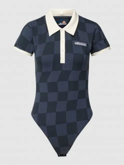 Ellesse Body Mit Allover-Muster Modell 'BENZO' - Dunkelblau