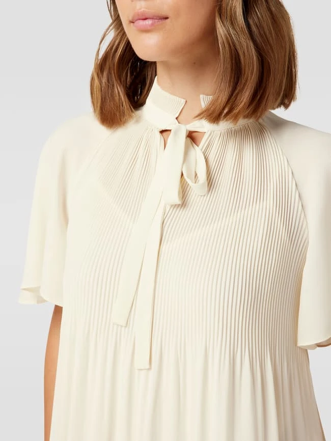 Lauren Ralph Lauren Schluppenbluse Mit Plisseefalten - Offwhite 3 Lauren Ralph Lauren Schluppenbluse Mit Plisseefalten - Offwhite – Bild 3