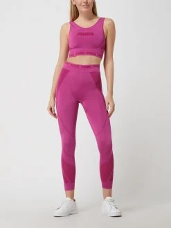 PUMA PERFORMANCE Tight Fit Crop Top Mit Stretch-Anteil - Pink