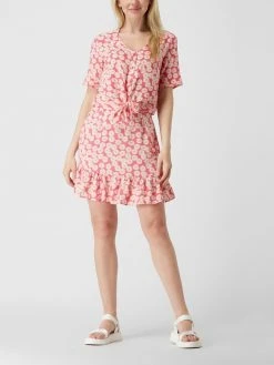 Pieces Bluse Mit Knotendetail Modell 'Nya' - Pink