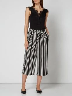 Pieces Body Mit Spitzenbesatz - Schwarz