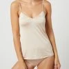 Hanro Top Aus Satin - Beige