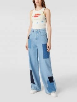 Guess Crop Top Mit Label-Print - Weiß