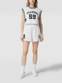 Ellesse Crop Top Aus Mesh - Weiß
