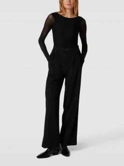 Wolford Body Mit Strukturmuster - Schwarz