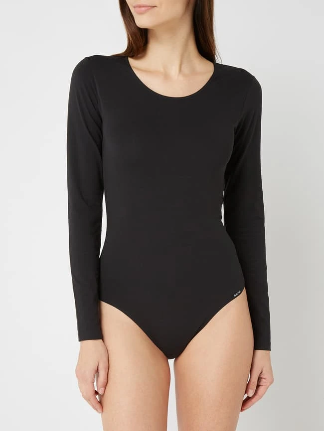 Skiny Body Mit Langen Ärmeln - Schwarz 3 Skiny Body Mit Langen Ärmeln - Schwarz – Bild 3