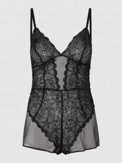DKNY Body Aus Spitze - Schwarz