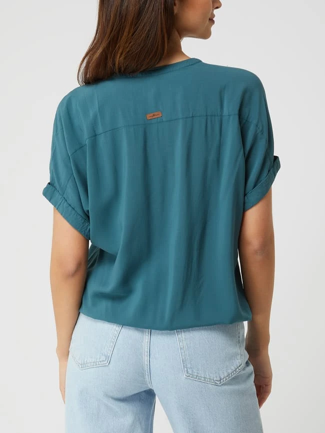 Ragwear Blusenshirt Aus Viskose Mit Verkürzter Knopfleiste Modell 'Ricota' - Petrol 5 Ragwear Blusenshirt Aus Viskose Mit Verkürzter Knopfleiste Modell 'Ricota' - Petrol – Bild 5