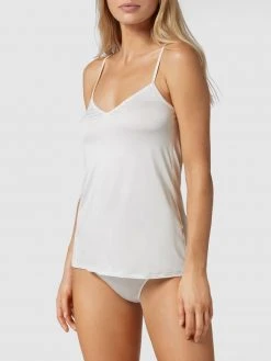 Hanro Top Aus Satin - Offwhite