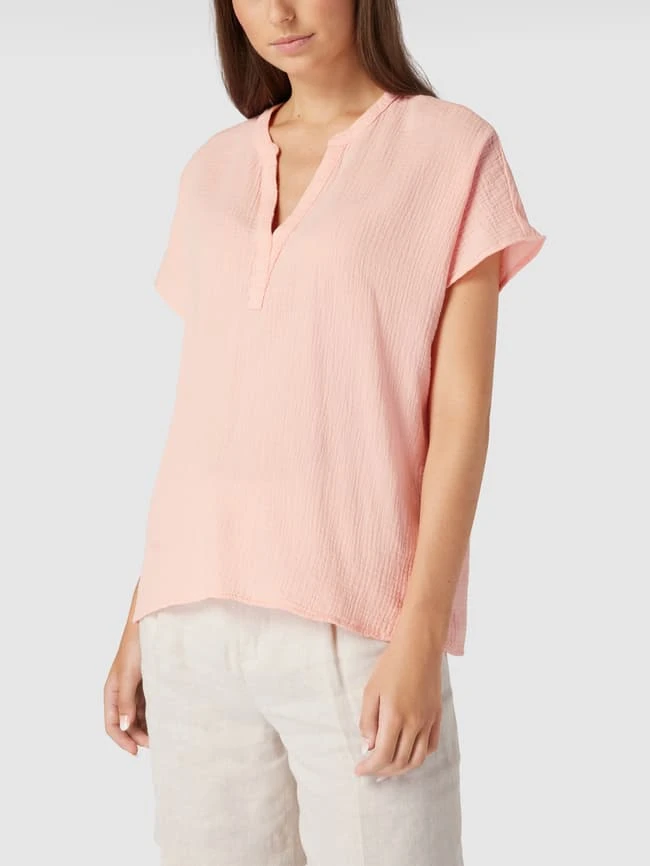Christian Berg Woman Blusenshirt Mit V-Ausschnitt - Apricot 4 Christian Berg Woman Blusenshirt Mit V-Ausschnitt - Apricot – Bild 4