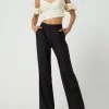 NA-KD Crop Top Aus Leinen - Beige