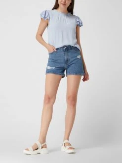 Pieces Blusenshirt Aus Viskose Modell 'Sulia' - Hellblau