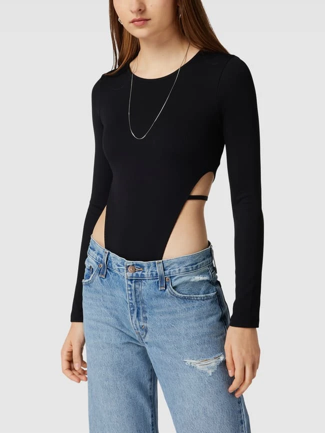 Gina Tricot Body In Ripp-Optik Modell 'Gayle Body' - Schwarz 4 Gina Tricot Body In Ripp-Optik Modell 'Gayle Body' - Schwarz – Bild 4