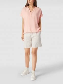 Christian Berg Woman Blusenshirt Mit V-Ausschnitt - Apricot