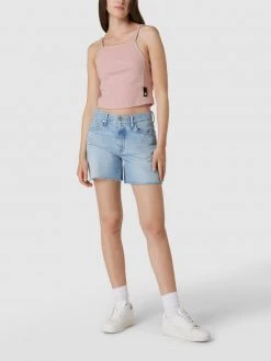ADIDAS SPORTSWEAR Crop Top In Ripp-Optik - Rosa
