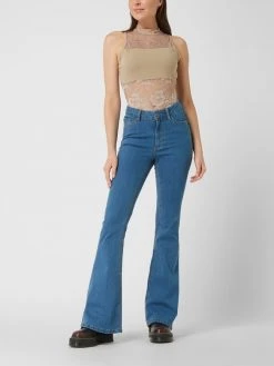 URBAN CLASSICS Body Aus Floraler Spitze - Taupe